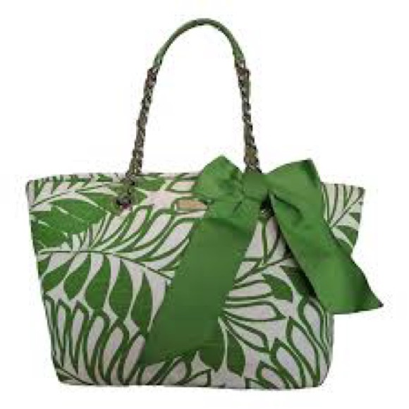 kate spade Handbags - Kate Spade Palm Fronds Canvas Tote